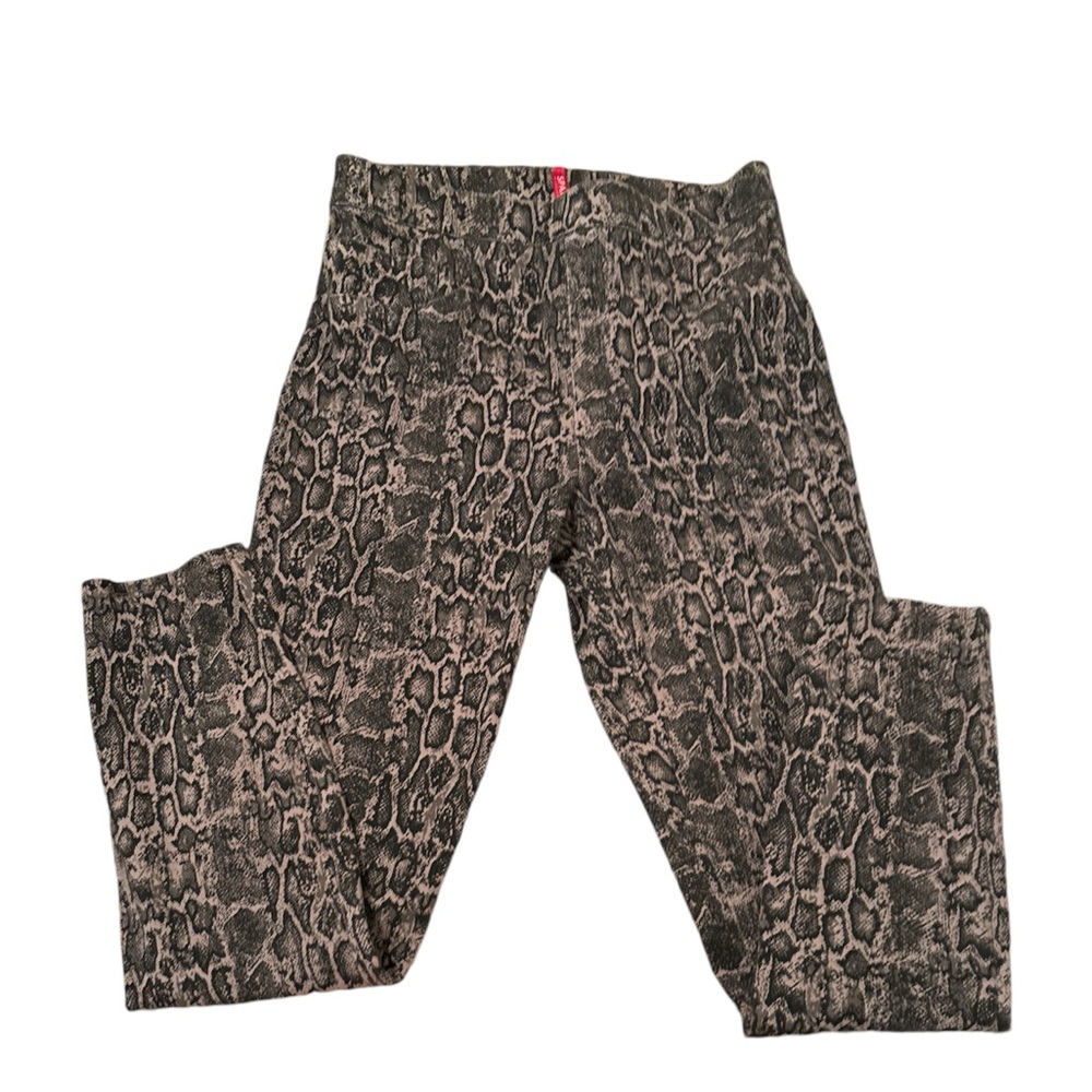 Spanx Ankle Jean-ish Leggings Med Snakeskin Python Print Stretch Shaping
Pants
